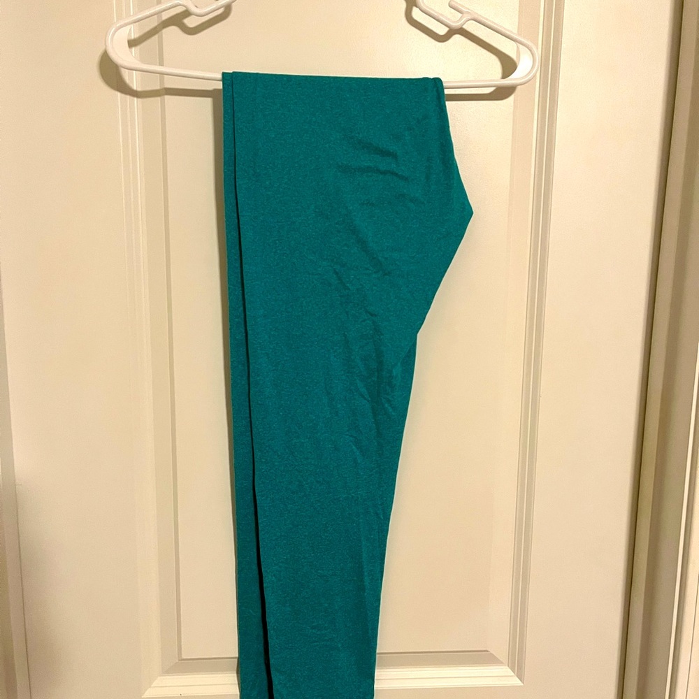 LuLaRoe OS leggings Turquoise